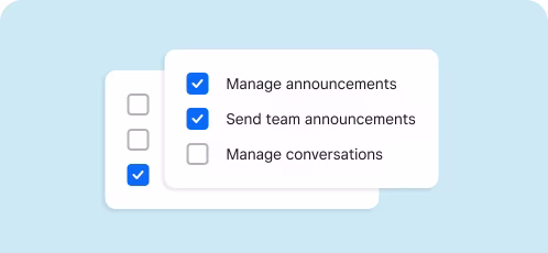 screenshot of Square Team Communication